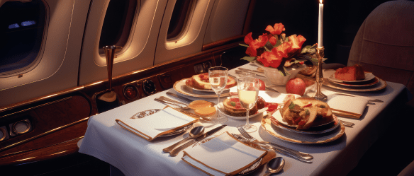 Cost-Effective Private Jet Dining Quality without Compromise